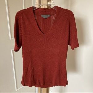 Retro Jaeger Dip Neck Shirt